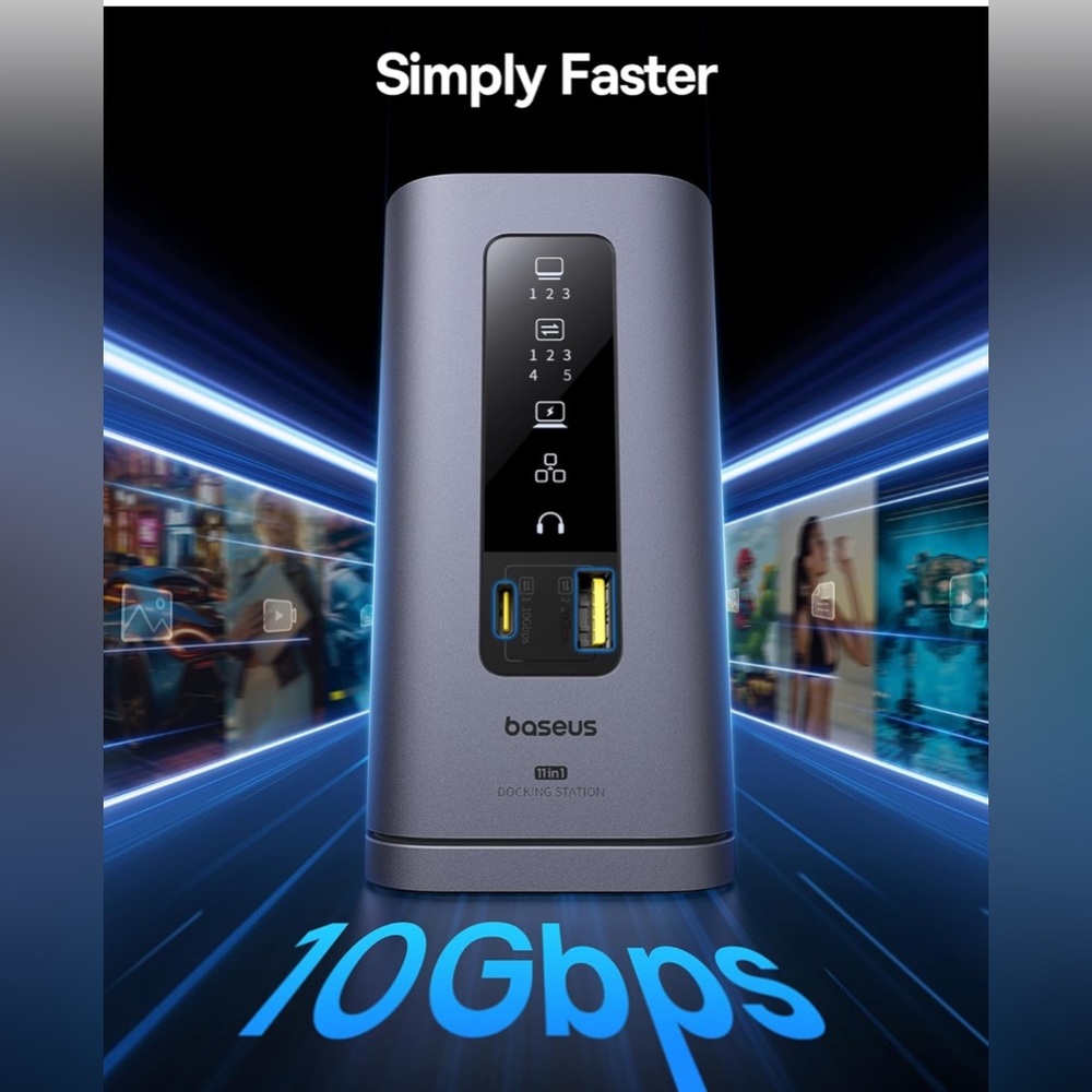 Baseus Triple Display Docking Station NEW